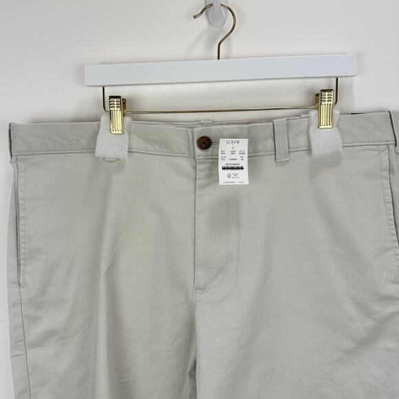 J.Crew 9" Flex Chino Short Mens Stone Beige Classic Preppy Coastal Size 38 NWT - Picture 7 of 14